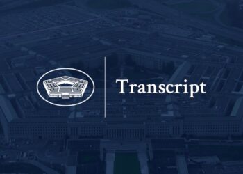 Senior Defense Official and Senior Military Official Hold a Background Briefing > U.S. Department of Defense > Transcript