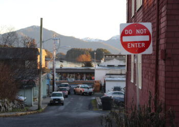 American Street has technically been a ‘one-way’ for months, but some Sitkans want it changed back
