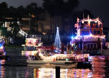 Christmas Starts Early on South Padre Island