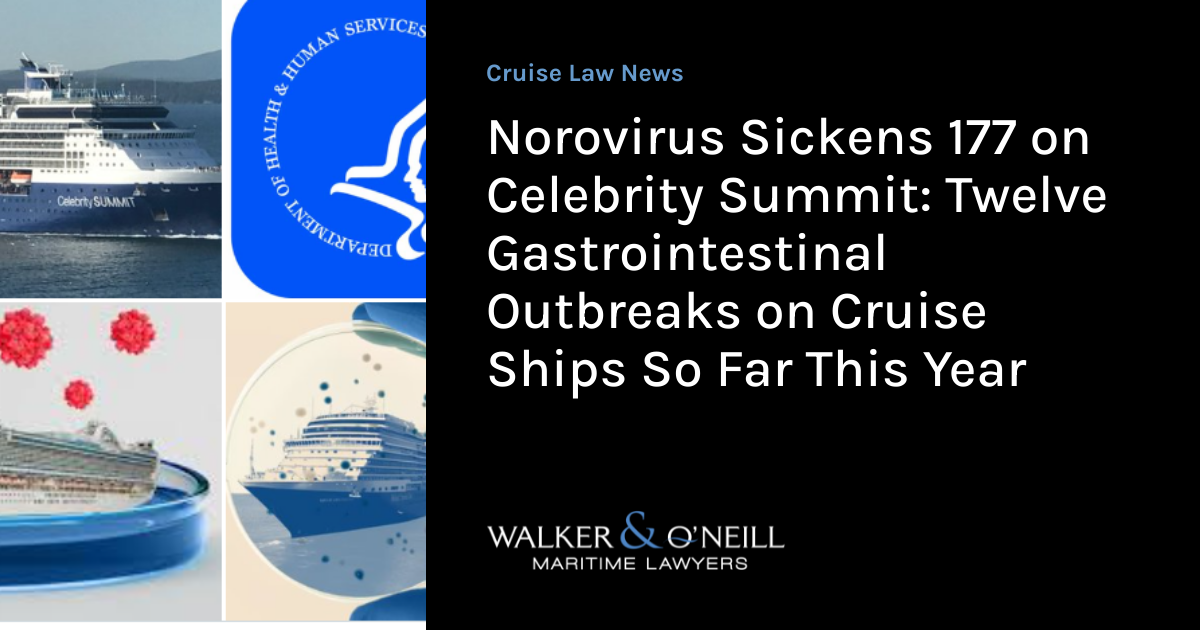 Norovirus Sickens 177 On Celebrity Summit: Twelve Gastrointestinal ...