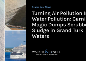 Turning Air Pollution Into Water Pollution: Carnival Magic Dumps Scrubber Sludge in Grand Turk Waters