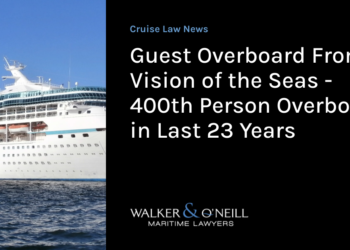 Guest Overboard From Vision of the Seas – 400th Person Overboard in Last 23 Years